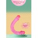 O Groovy Times da coleção Bubblegum Blast é uma adição colorida e divertida para qualquer sortimento de produtos adultos. Medindo 37 cm, este dildo duplo semitransparente é feito de TPE macio com um tom rosa vibrante que