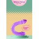 O Groovy Times da coleção Bubblegum Blast é uma adição colorida e divertida para qualquer sortimento de produtos adultos. Medindo 37 cm, este dildo duplo semitransparente é feito de TPE macio com um tom roxo vibrante que
