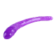 O Groovy Times da coleção Bubblegum Blast é uma adição colorida e divertida para qualquer sortimento de produtos adultos. Medindo 37 cm, este dildo duplo semitransparente é feito de TPE macio com um tom roxo vibrante que