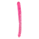 O Groovy Times da coleção Bubblegum Blast é uma adição colorida e divertida para qualquer sortimento de produtos adultos. Medindo 37 cm, este dildo duplo semitransparente é feito de TPE macio com um tom rosa vibrante que