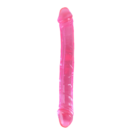 O Lollipop Loop da coleção Bubblegum Blast é uma adição colorida e divertida para qualquer sortimento de produtos adultos. Medindo 25 cm, este dildo duplo semitransparente é feito de TPE macio com um tom rosa vibrante qu