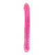 O Lollipop Loop da coleção Bubblegum Blast é uma adição colorida e divertida para qualquer sortimento de produtos adultos. Medindo 25 cm, este dildo duplo semitransparente é feito de TPE macio com um tom rosa vibrante qu