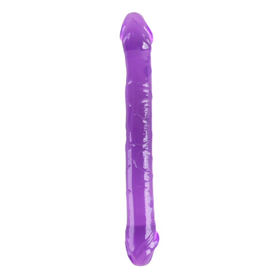 O Lollipop Loop da coleção Bubblegum Blast é uma adição colorida e divertida a qualquer sortimento de produtos adultos. Medindo 25 cm, este dldo duplo semitransparente é feito de TPE macio com um tom roxo vibrante que se