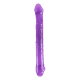 O Lollipop Loop da coleção Bubblegum Blast é uma adição colorida e divertida a qualquer sortimento de produtos adultos. Medindo 25 cm, este dldo duplo semitransparente é feito de TPE macio com um tom roxo vibrante que se