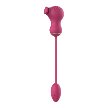 ESTIMULADOR DUPLO ESSENTIALS E OVO VIBRADOR PINK