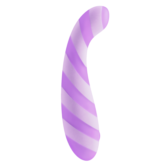 Apresentamos o Vibrador Ponto G Purple Pleasure, da fascinante coleção Glitz — o seu parceiro perfeito para uma jornada mágica de prazer e autodescoberta. Este vibrador para ponto G, com design elegante, é feito sob medi