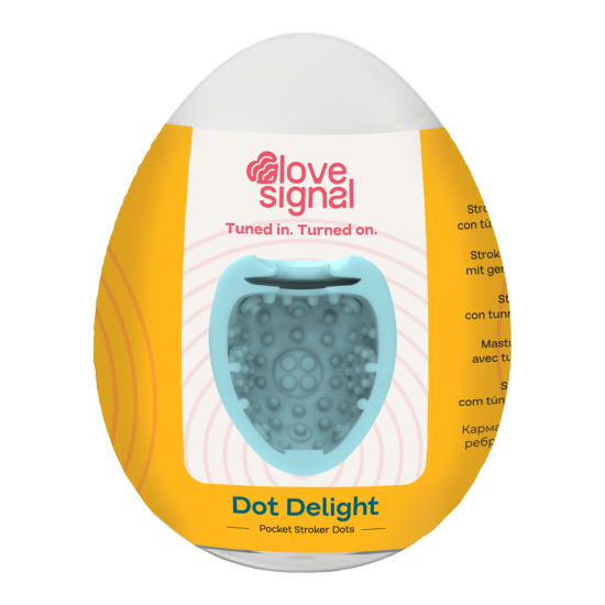 Dot Delight é um masturbador de bolso compacto, projetado para prazer discreto a qualquer hora e em qualquer lugar. Seu interior texturizado e o material macio e seguro para o corpo proporcionam sensações satisfatórias,