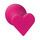 O Plug Anal Heart Plug Small da coleção Love Signal da Dreamtoys é um plug anal ideal para iniciantes, projetado para uma exploração confortável e confiante. Sua superfície de silicone macia e suave, aliada ao formato pe