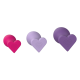 O conjunto Triple Heart da coleção Love Signal da Dreamtoys é um conjunto versátil de plugs anais projetado para treinamento e exploração graduais. Com três tamanhos (pequeno, médio e grande), cada plug é feito de silico