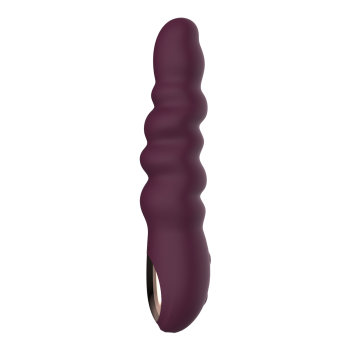 VIBRADOR ESSENTIALS RIBBED POWER VIBE PURPLE