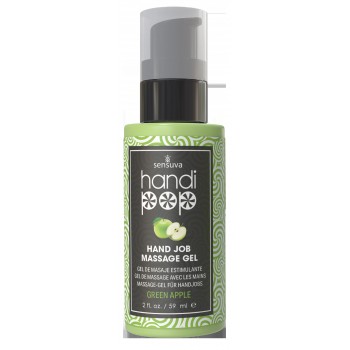 SENSUVA HANDIPOP Gel de Massagem Comestível Maça Verde 59ML