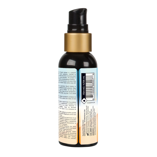 O lubrificante íntimo natural à base de água com sabor da Sensuva é um produto limpo e de alta qualidade que proporciona uma sensação muito semelhante à lubrificação natural do corpo. Feito com ingredientes saudáveis ​​e