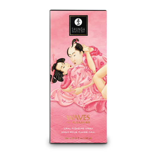 Spray para prazer oral Waves of Pleasure Vinho Espumante de Morango 20 ml. Proporcione ao seu parceiro uma experiência inesquecível de sexo oral. Com algumas borrifadas deliciosas, transforme sua boca em uma fonte convid