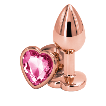 REAR ASSETS ROSE GOLD HEART S PINK