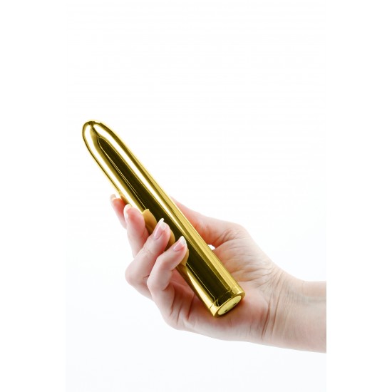 Construído em plástico ABS premium, o clássico vibrador de 7” da Chroma é reimaginado como uma maravilha recarregável. Elegante e poderoso, a intensidade do Chroma é facilmente controlada e possui várias velocidades