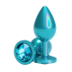Brinquedos anais leves, na cor verde-azulada e cromados, projetados para proporcionar excitação visual e sensual. Feitos de alumínio iridescente leve e com formato que facilita a penetração, esses brinquedos anais seguro