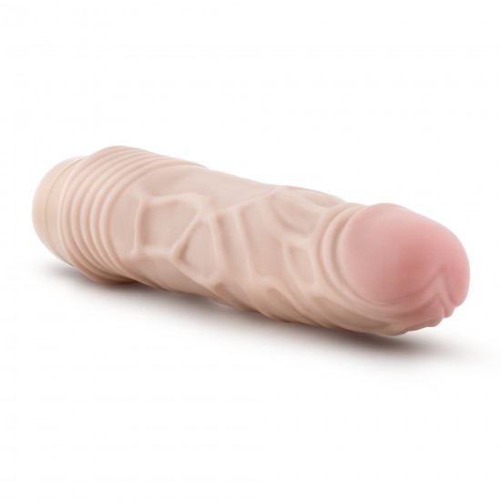 Seja um bom anfitrião e receba de braços abertos o Mr. Skin em sua casa!Vibrador realista com cabeça e corpo proeminente. Com botão rotativo na base para navegar entre as potentes e profundas vibrações multivelocidades.À