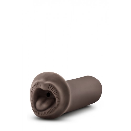 Masturbador Boca Hot Chocolate Naughty Nicole Castanho Este masturbador oferece-lhe uma experiência inesquecível!Inclui um túnel de amor irregular e texturado que lhe vai massajar o pénis enquanto desfruta de um prazer sem igual e, ainda, uma boca extra detalhada para um vis