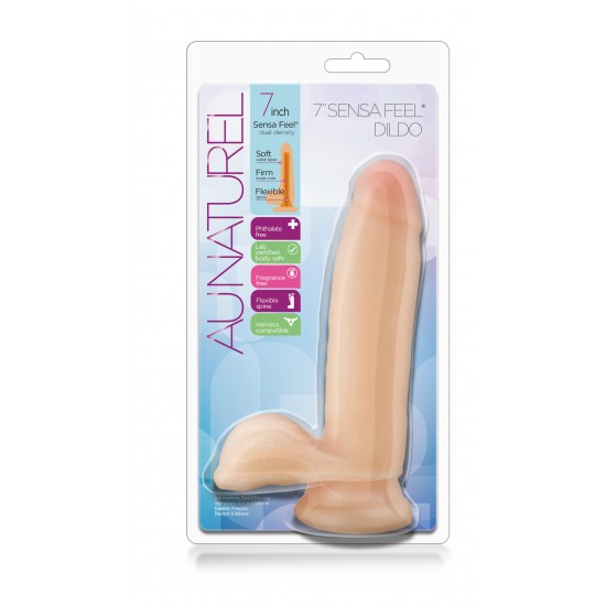 Dildo Realista Sensa Feel Para quem gosta ao natural!Dildo sensual com toque e aspecto surpreendentemente real. Com uma camada exterior suave e um eixo interno firme e flexível ao mesmo tempo, para se adaptar de forma pe