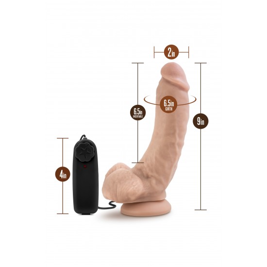 Renda-se a este fantástico LOVERBOY.Vibrador de aspecto e toque realista com forte base de sucção para dar asas às suas aventuras mãos-livres. Com multivelocidades e intensas vibrações. Também compatível com o uso