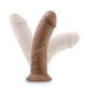 Dildo Realista Au Naturel Mocha 19cm Castanho