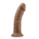 Dildo Realista Au Naturel Mocha 19cm Castanho