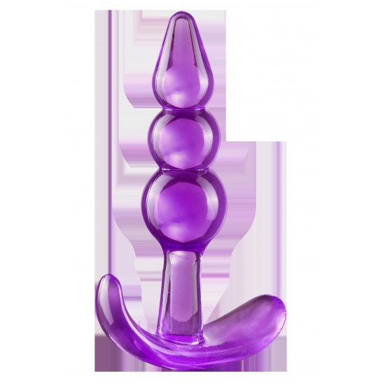 O plugue anal B Yours Triple Bead maximizará o conforto e a sensação! O design de três bolbos adiciona um POP extra quando se insere o plug. Em material macio e flexível.  Com uma base segura é fácil de usar e confo