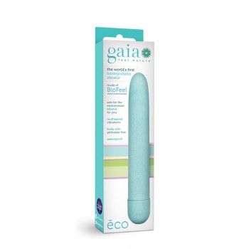 Vibrador Clássico Gaia Eco Aqua 14.5cm Azul