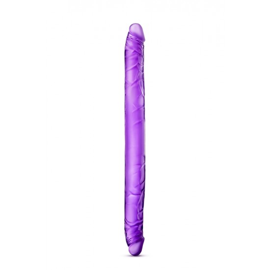 Prazer a dobrar extra longo?! Já é seu?!Dildo com uma cabeça pronunciada em cada uma das pontas, de toque e sensação realista para que possa desfrutar de uma experiência simplesmente inesquecível!Flexível o suficiente pa