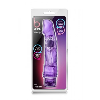 Vibrador Realista bYours Vibe 6 19cm Roxo