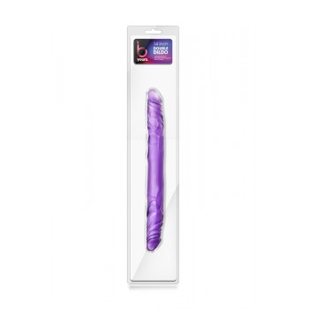 Dildo Duplo Realista bYours 35cm Roxo