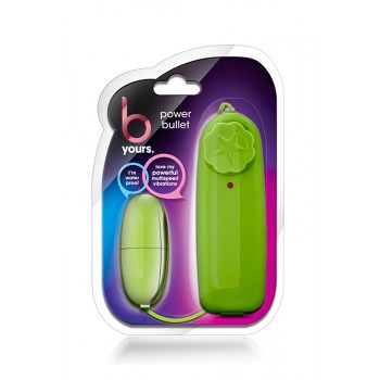 Bala Ovo Vibratório bYours Power Bullet Lime Verde