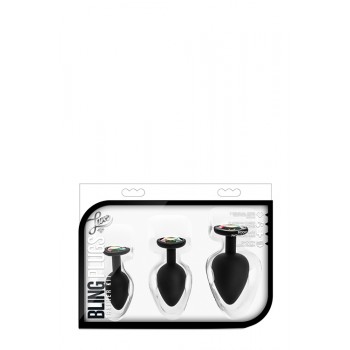 Conjunto Plugs Anais Luxe Bling Training Preto