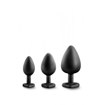Conjunto Plugs Anais Luxe Bling Training Preto