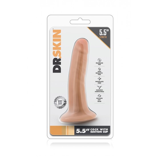 Seja um bom anfitrião e receba de braços abertos o Dr. Skin em sua casa!Dildo realista com forte base de sucção para que possa desfrutar de excitantes aventuras "mãos-livres". Com toque surpreendentemente realista e firm