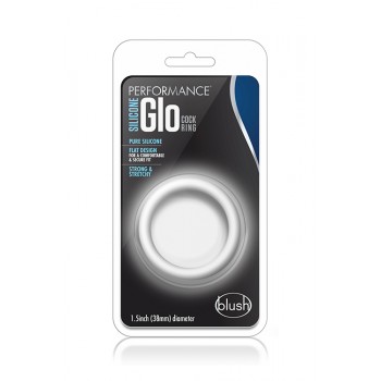 Anel Pénis Silicone Performance Glo Branco