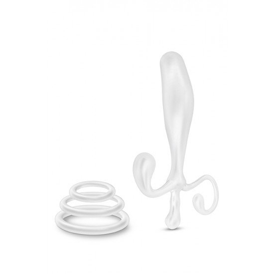 Kit Estimulador Próstata Brilham no Escuro Quickie Kit Deep Anal Branco Kit Estimulador Próstata Brilham no Escuro Quickie Kit Deep Anal Branco