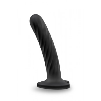 Dildo Médio Twist Temptasia Ponto-G 12.7cm Preto