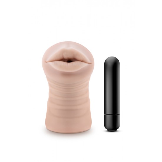 Masturbador Realista c/ Bala Vibratória M-For-Men Skye Pele O masturbador que tanto procurava... a perfeita relação entre suavidade e firmeza!Este masturbador oferece-lhe uma experiência e sensação de realismo que nem vai acreditar, com um texturizado longo túnel de amor que lhe