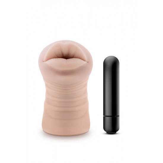 Masturbador Realista c/ Bala Vibratória M-For-Men Angie Pele O masturbador que tanto procurava... a perfeita relação entre suavidade e firmeza!Este masturbador oferece-lhe uma experiência e sensação de realismo que nem vai acreditar, com um texturizado longo túnel de amor que lhe