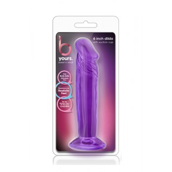 Dildo Realista bYours Sweet n Small 15cm Roxo