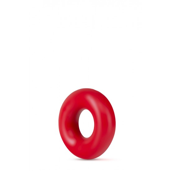 Conjunto 2 Anéis p/ Pénis Stay Hard Donut Oversized Vermelho Os anéis para pénis Stay Hard Donut Oversized podem ser utilizados no pénis e/ou testículos e são feitos a partir do seu material favorito, super flexível e seguro para o corpo, TPE. 20% mais grossos que os clássicos ané