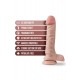 DR. SKIN PLUS 9 POLEGADAS POSABLE DILDO COM BOLAS BAUNILHA Os Dildos Posable Dr. Skin Plus são incrivelmente realistas e vêm com um eixo articulável que mantém a posição desejada dentro do seu corpo para conforto durante o jogo, adaptando-se para o seu prazer. Sensa Feel Pl