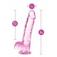 Para uma sensação real, o Dildo Cristalino Naturally Yours 6" visa agradar. É esculpido à mão para um efeito realista, com a quantidade certa de firmeza e flexibilidade. A base da ventosa gruda em quase qualquer superfíc