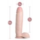 AU NATUREL HUGE 10 DILDO VANILLA