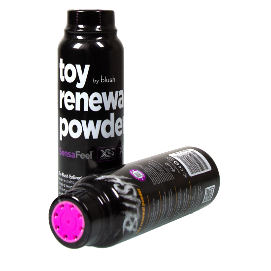 Um pó para refrescar seus brinquedos e masturbadores de TPE/TPR favoritos, mantendo sua textura natural. Gire a tampa e aperte o frasco para facilitar a aplicação. Refresca as propriedades de autolubrificação em brinqued