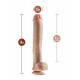 Vibrador realista com cabeça e corpo proeminente. Com botão rotativo na base para navegar entre as potentes e profundas vibrações multivelocidades. Desenvolvido a pensar nos iniciantes, com ponta afunilada para uma inser