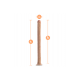 O dildo Dr. Skin de 48 cm é um brinquedo incrivelmente longo e incrivelmente realista, projetado para uma experiência de jogo com a máxima profundidade. É perfeito para quem busca uma experiência profunda e completa, e p