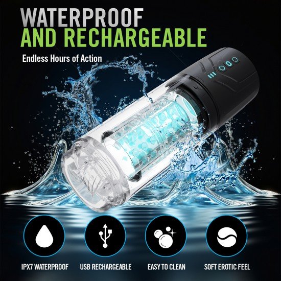 Experimente uma tempestade de êxtase com o Whirlwind Pro! Este masturbador masculino automático combina engenharia de alta tecnologia com inovação superior para oferecer a você uma experiência de carícia altamente sofist