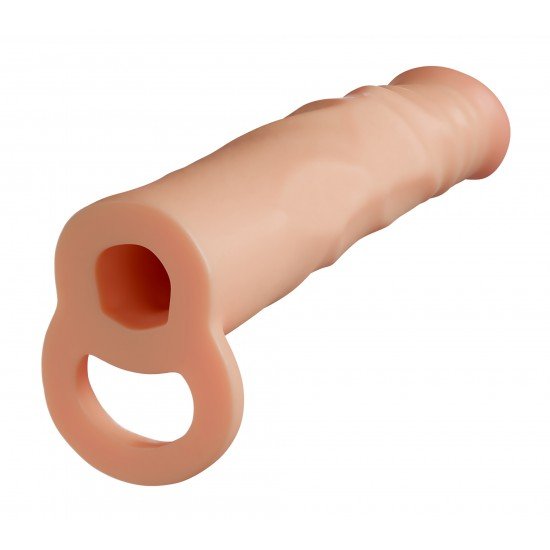 PERFORMANCE PLUS Pênis Extensor de silicone Maximize seu potencial com o Extensor de Pênis Performance Plus Fortitude da Blush. Projetado para aqueles que exigem perfeição, este extensor de 7 polegadas aumenta o comprimento e a circunferência, adicionando impressi